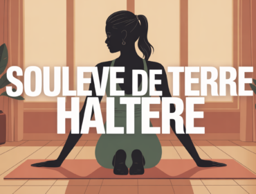 souleve de terre avec halteres femme de dos dans salon lumineux