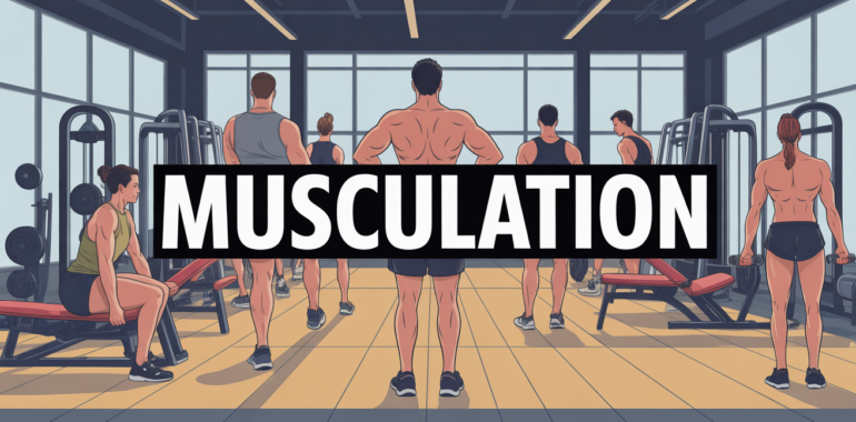 la musculation est elle un sport illustration salle moderne