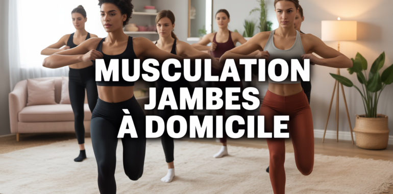 musculation jambes maison personnes font exercices jambes