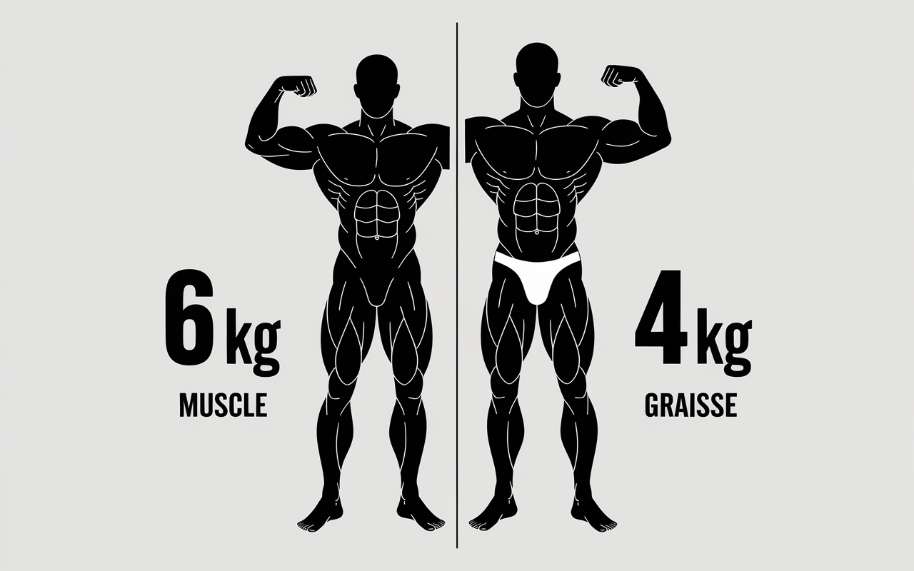 Transformation avant apres 1 an de musculation split