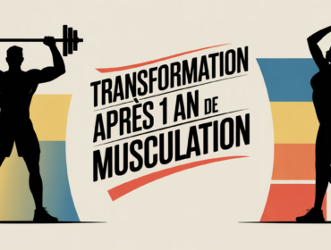 Silhouettes homme femme musculation 1 an avant apres