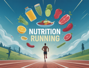 Image alimentation course a pied coureur piste
