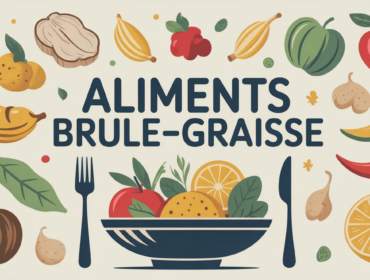 assiette équilibrée avec aliments brûle graisse