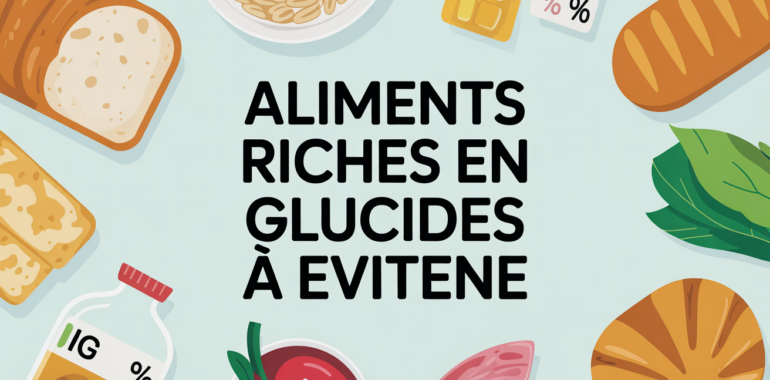 aliments riches en glucides a eviter chiffres IG sur aliments
