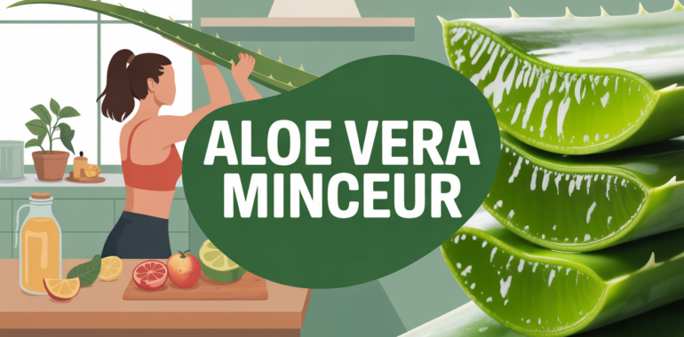 aloe vera maigrir silhouette femme cuisine