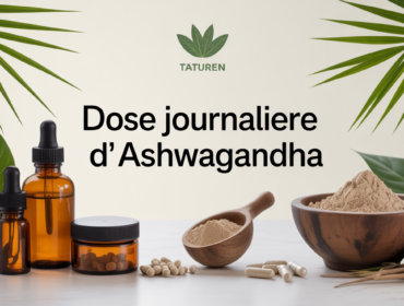 ashwagandha dosage par jour flacons poudre gélules vue zen