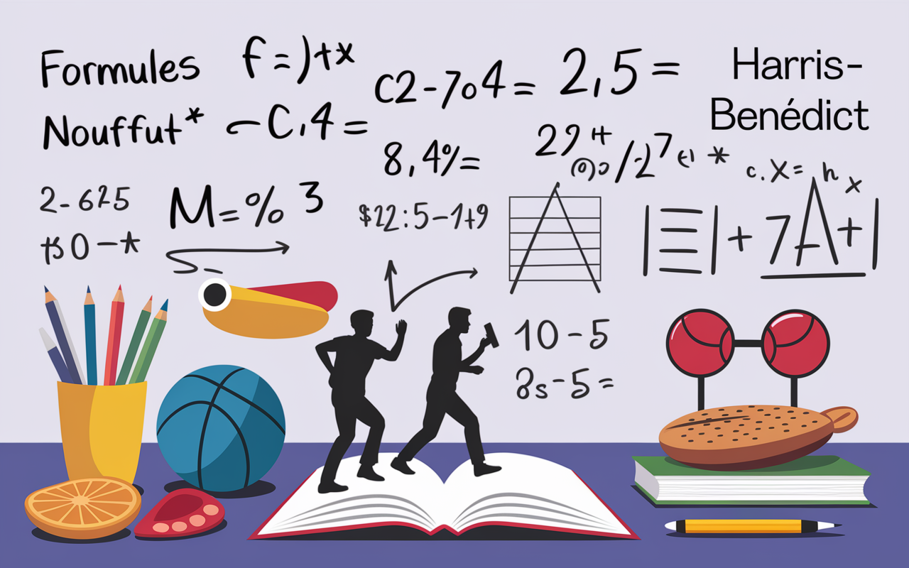 Formule besoin journalier calories calcul simple