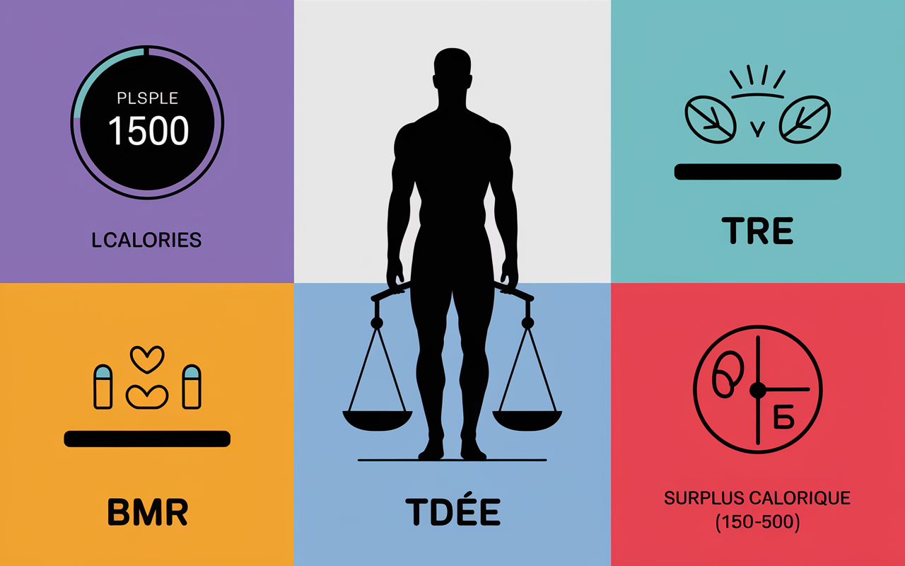 Tableau calcul calories prise de masse étapes