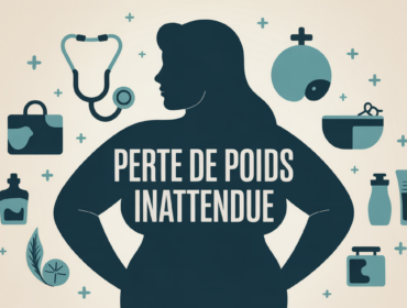 cause perte de poids illustration medicale