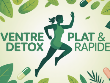 cleaner detox silhouette energique feuilles vertes