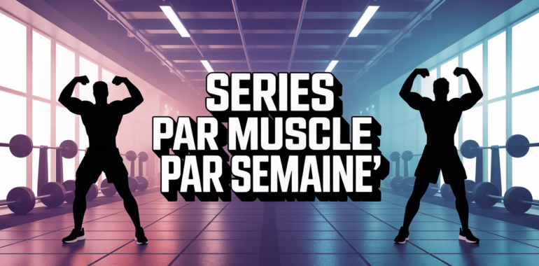 combien de serie par muscle silhouettes salle de sport