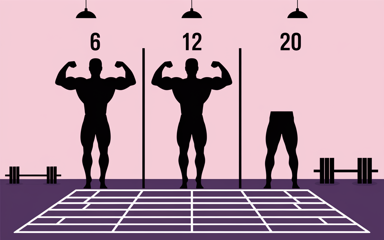 combien de serie par muscle graphique musculation