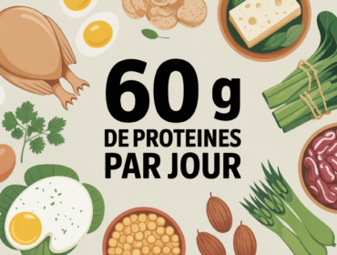 assiette aliments variés 60g proteines