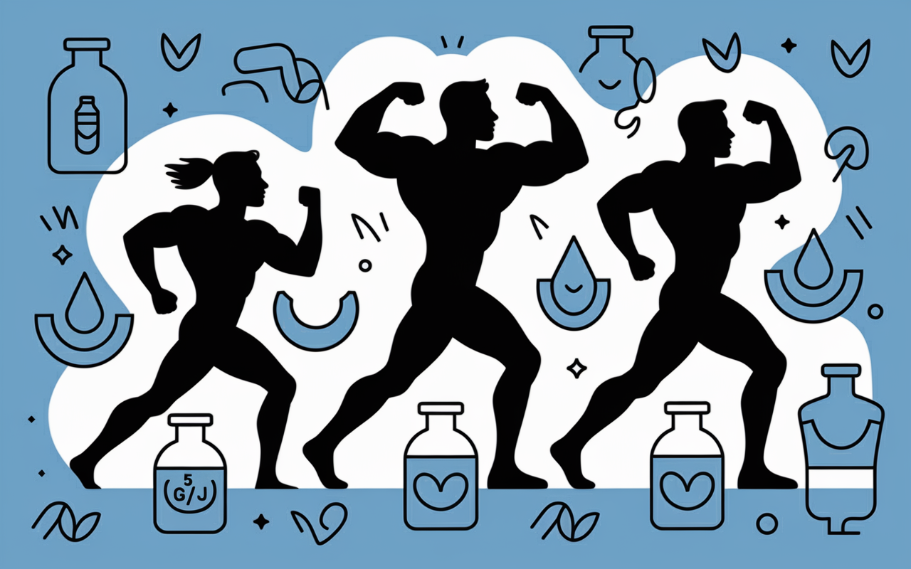 Evolution masse musculaire creatine