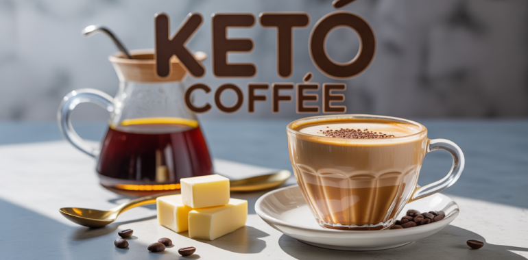 vue tasse keto coffee mousseuse energie matinale