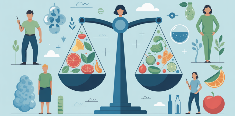 Balance leptine pour maigrir avis illustration moderne