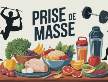 table avec aliments manger prise de masse et sportifs