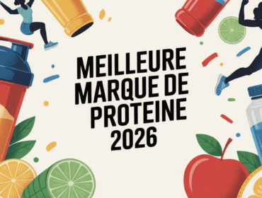 meilleur marque de proteine 2026 scene sportive colorée