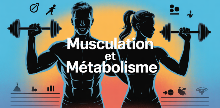 illustration métabolisme et musculation énergie