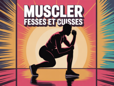 muscler fesses et cuisses illustration squat moderne