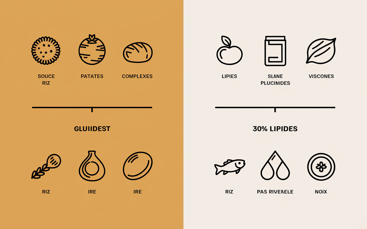 nutrition pour la musculation glucides lipides