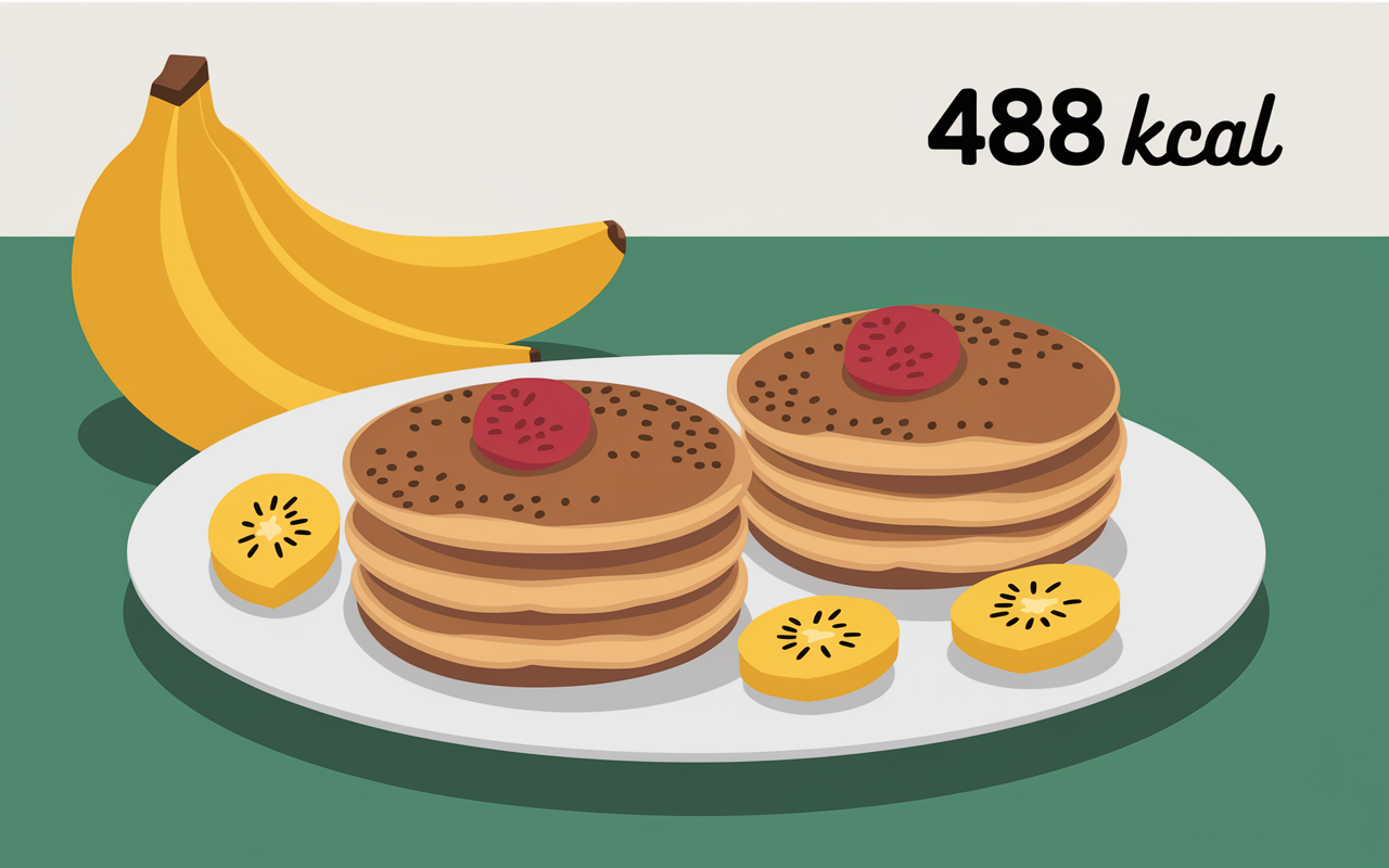 Pancake regime pancake banane avoine calories