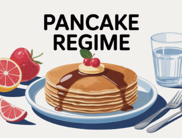 Pancake regime assiette et fruits frais