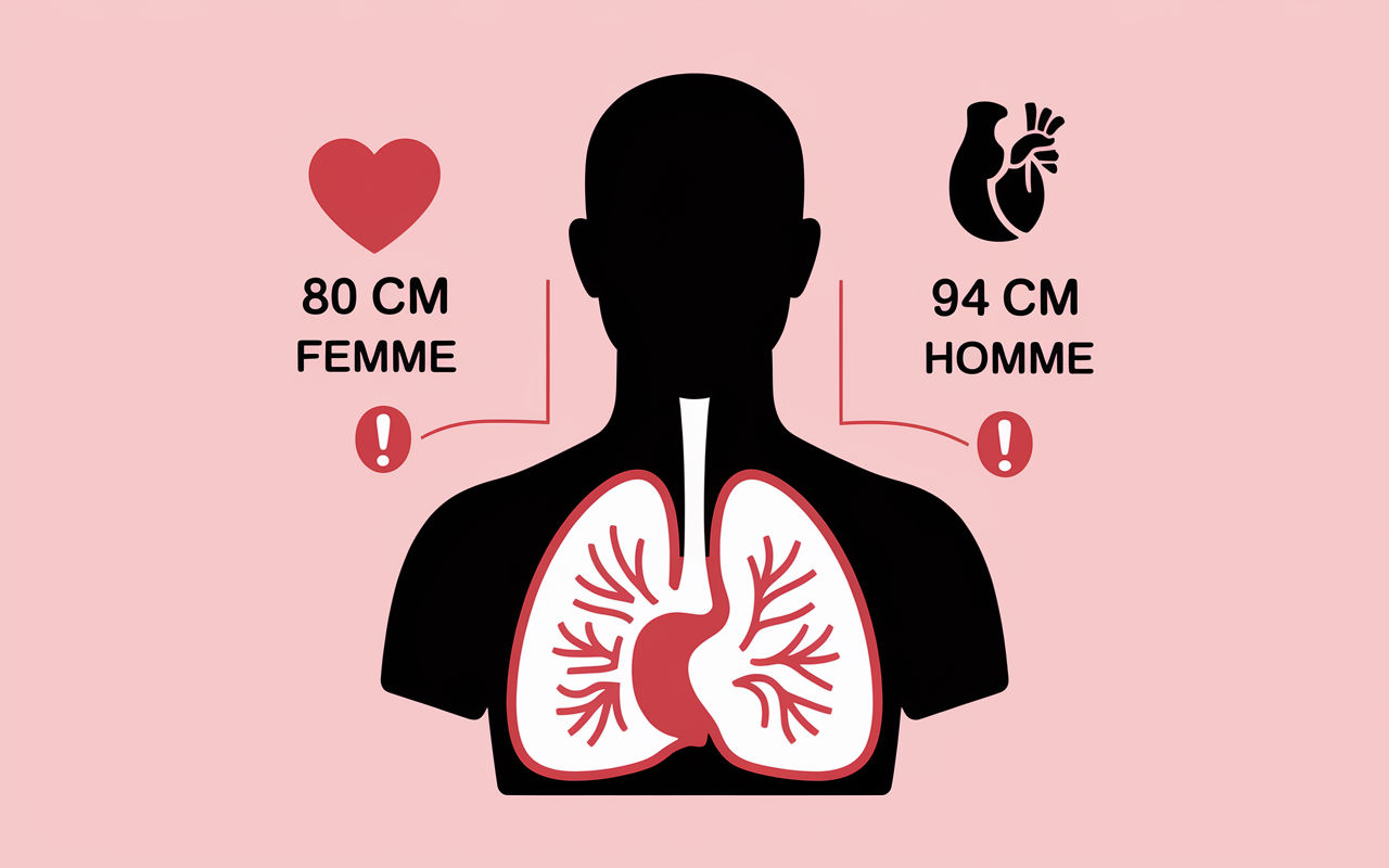 definition risques perdre la graisse viscerale infographie