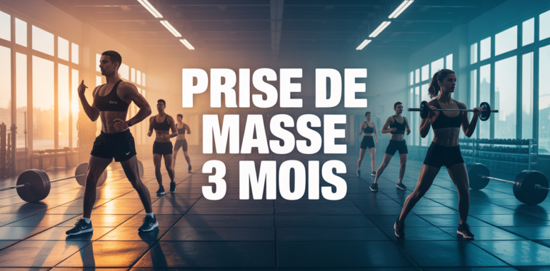 Salle d’entraînement prise de masse 3 mois plan nutrition