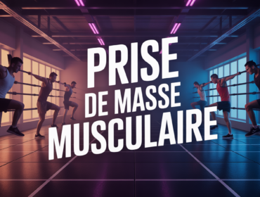 Salle de sport moderne prise de masse musculaire