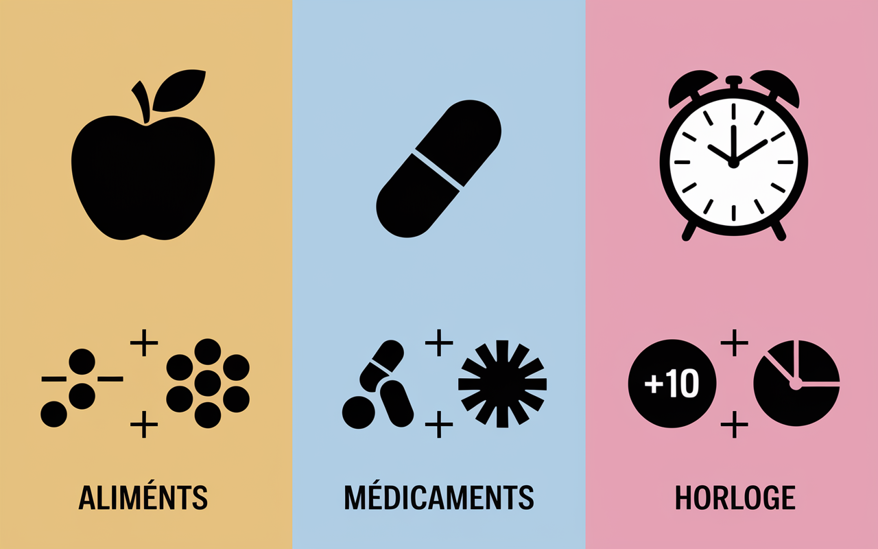 causes prise de poids rapide aliments medicaments horloge