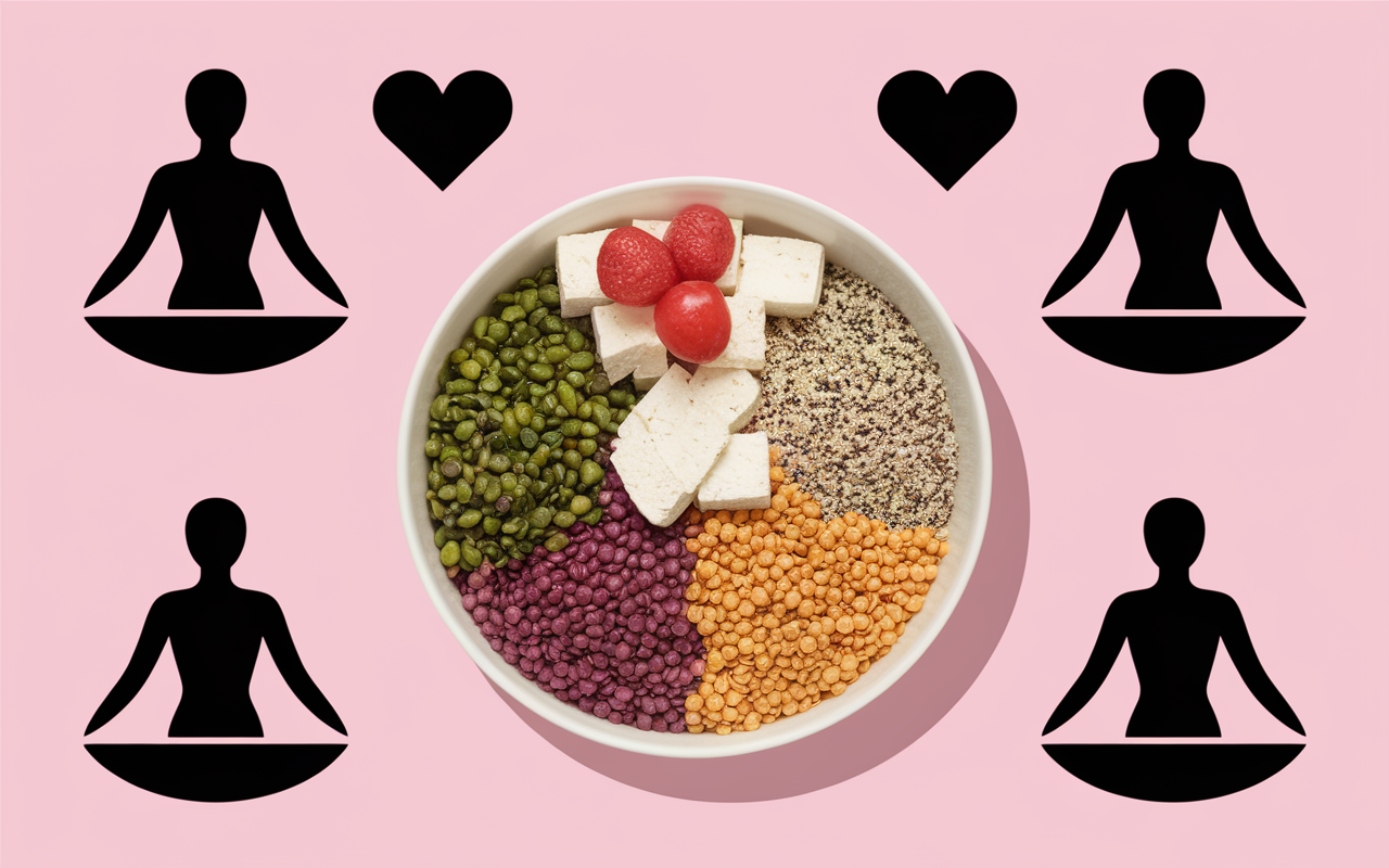 bowl proteines vegetales pour maigrir lentilles tofu quinoa