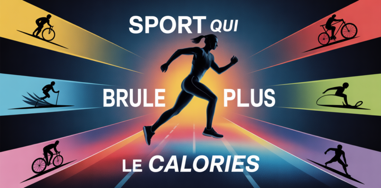 Quel sport brule le plus de calories image silhouette et icones