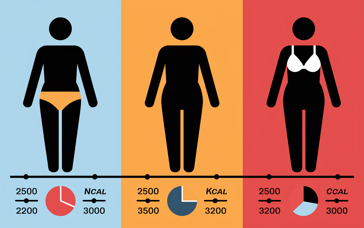 regime de prise de masse infographic besoins caloriques
