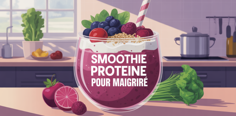 smoothie proteine pour maigrir bol fruits rouges skyr epinard