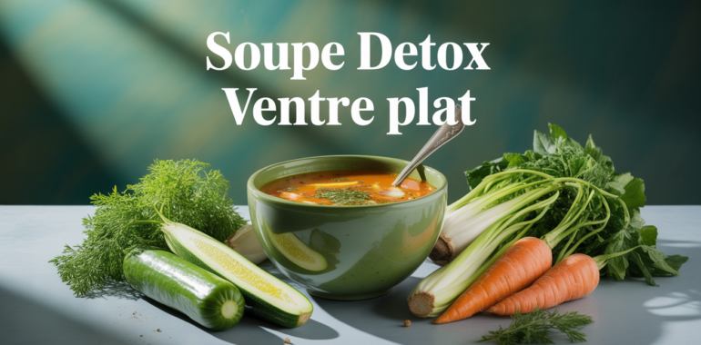 bol soupe detox ventre plat legumes frais