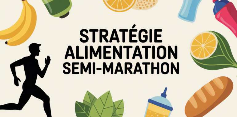 illustration alimentation pour un semi marathon