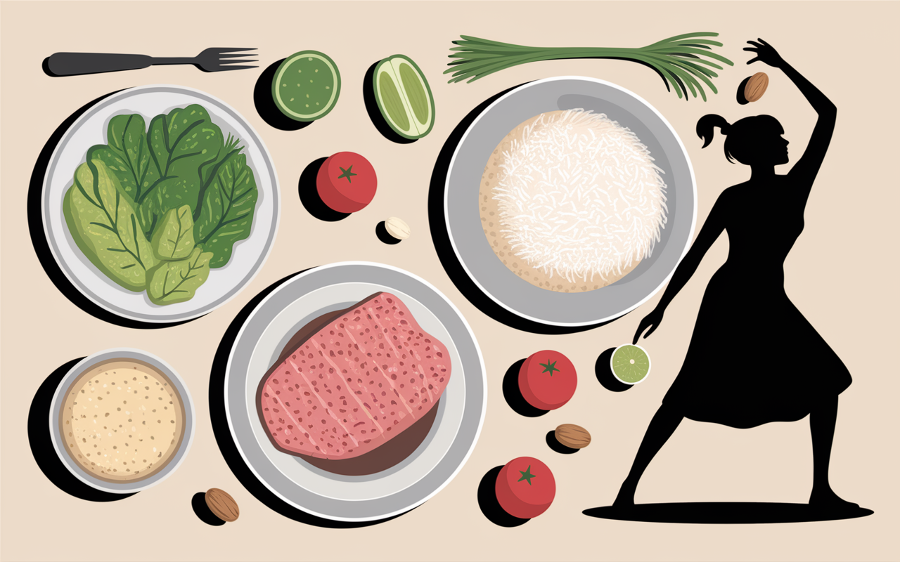 aliment pour perdre le ventre légumes poulet riz avoine