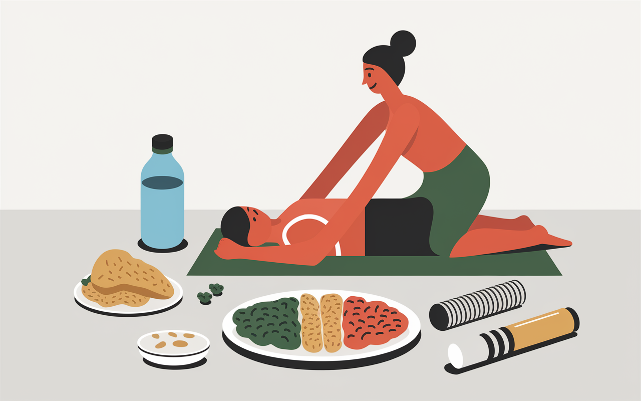 courbatures apres musculation bon signe etirements alimentation