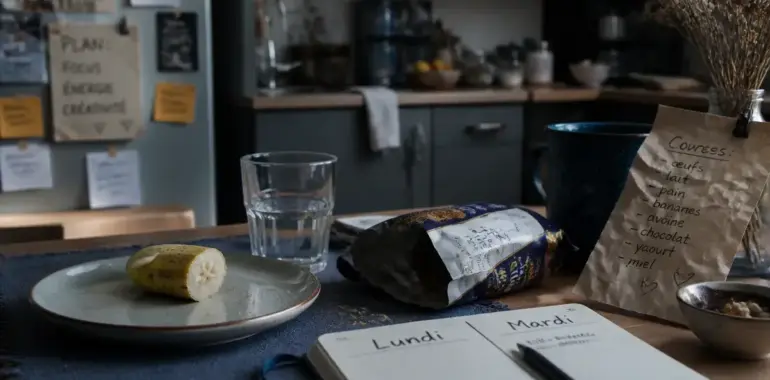 Je veux maigrir mais je n ai aucune volonte : assiette et biscuits