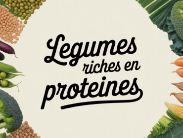 Cercle legumes riches en proteines sur fond clair