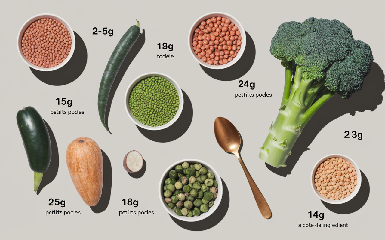 Tableau legumes riches en proteines chiffres et classement