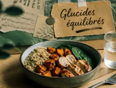 Les glucides font grossir : bol quinoa et patate douce avec poulet