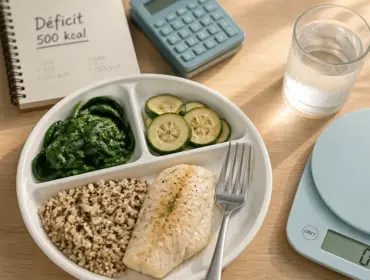 Maigrir vite et bien : déficit 500 kcal, assiette équilibrée