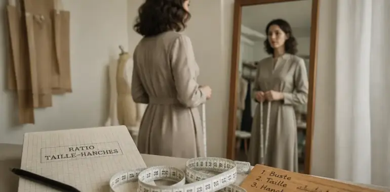 Mensurations ideales femme 1m60, taille et hanches mesurées
