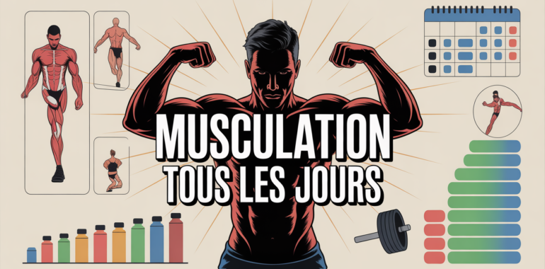 Visuel motivation musculation tous les jours