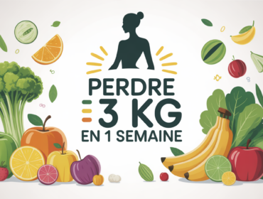illustration moderne perdre 3 kg par semaine