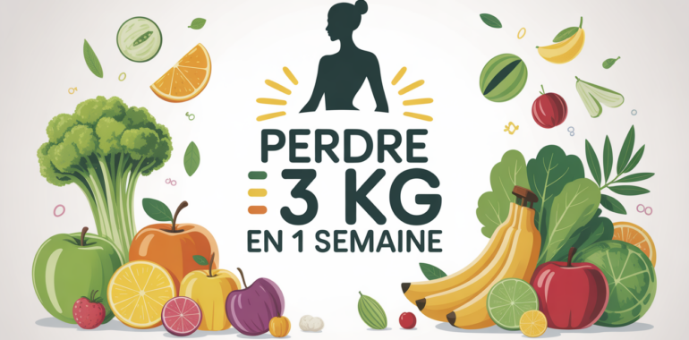 illustration moderne perdre 3 kg par semaine