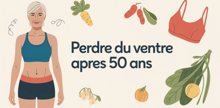 Perdre du ventre femme 50 ans sport et legumes