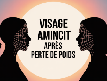 perte de poids avant apres visage, visage aminci miroir